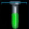 Filled test tube