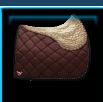 Brownie Bear Hug dressage saddle pad