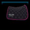 Black All In Equestrian saddle pad with pink