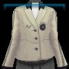 Beige All In Equestrian competition jacket