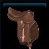 Blushed Bow jumping saddle