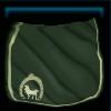 Dark green sporty blanket