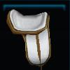 Brown and white Jorvik saddle