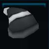 Black knitted hat