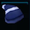 Blue knitted hat