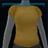 Yellow basic t-shirt