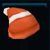 Orange knitted hat