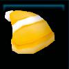 Yellow knitted hat