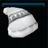 White knitted hat