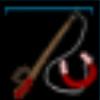 Magnetic fishing rod