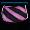 Pink striped blanket