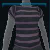 Pink striped t-shirt