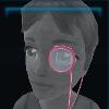 Pink monocle