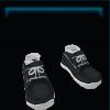 Black sneakers