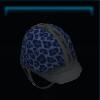 Blue leopard helmet