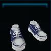 Blue sneakers