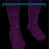 Dark purple riding boots