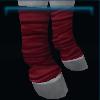 Dark-red stockings