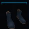 Blue ankle boots