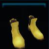 Yellow ankle boots