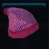 Cerise woolly beanie