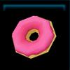 Strawberry doughnut