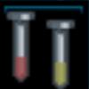 Earth and oil samples