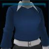 Blue cardigan