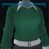 Green cardigan