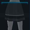 Dark gray skirt with stripes