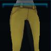 Chicken-yellow riding pants