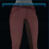 Red riding pants with knee socks