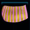 Colorful candy cane saddle pad