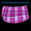 Pink checkered saddle pad