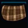 Brown checkered saddle pad