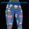 Blue cupcake tights