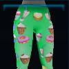 Green candy tights
