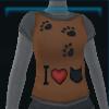 Brown cat t-shirt