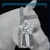 Silver rosette