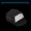 Black trucker cap