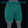 Turquoise sports shorts