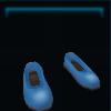 Blue beach shoes
