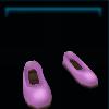 Purple beach shoes