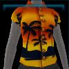 Loud and colorful Hawaiian shirt