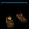 Brown leather shoes