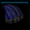 Blue knitted hat