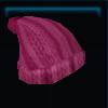 Pink knitted hat