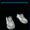 White padded sneakers