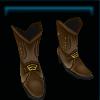 Brown leather boots