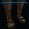Brown leather riding boots